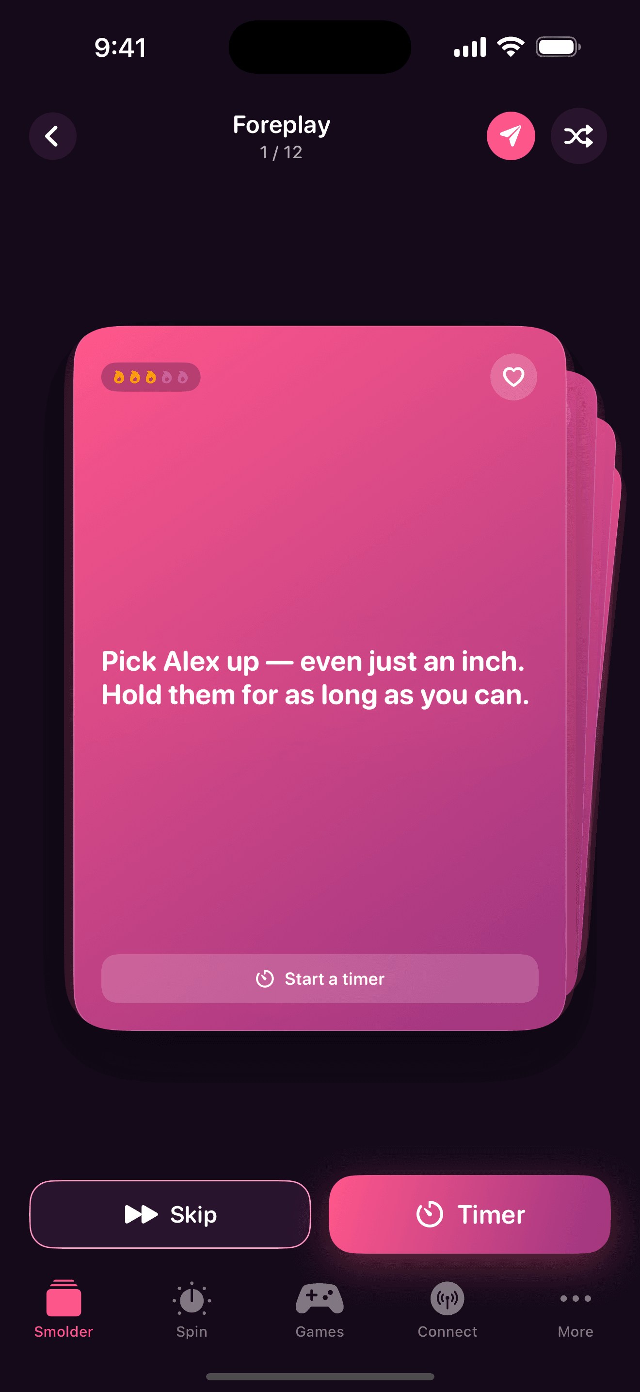 Foreplay deck card prompt